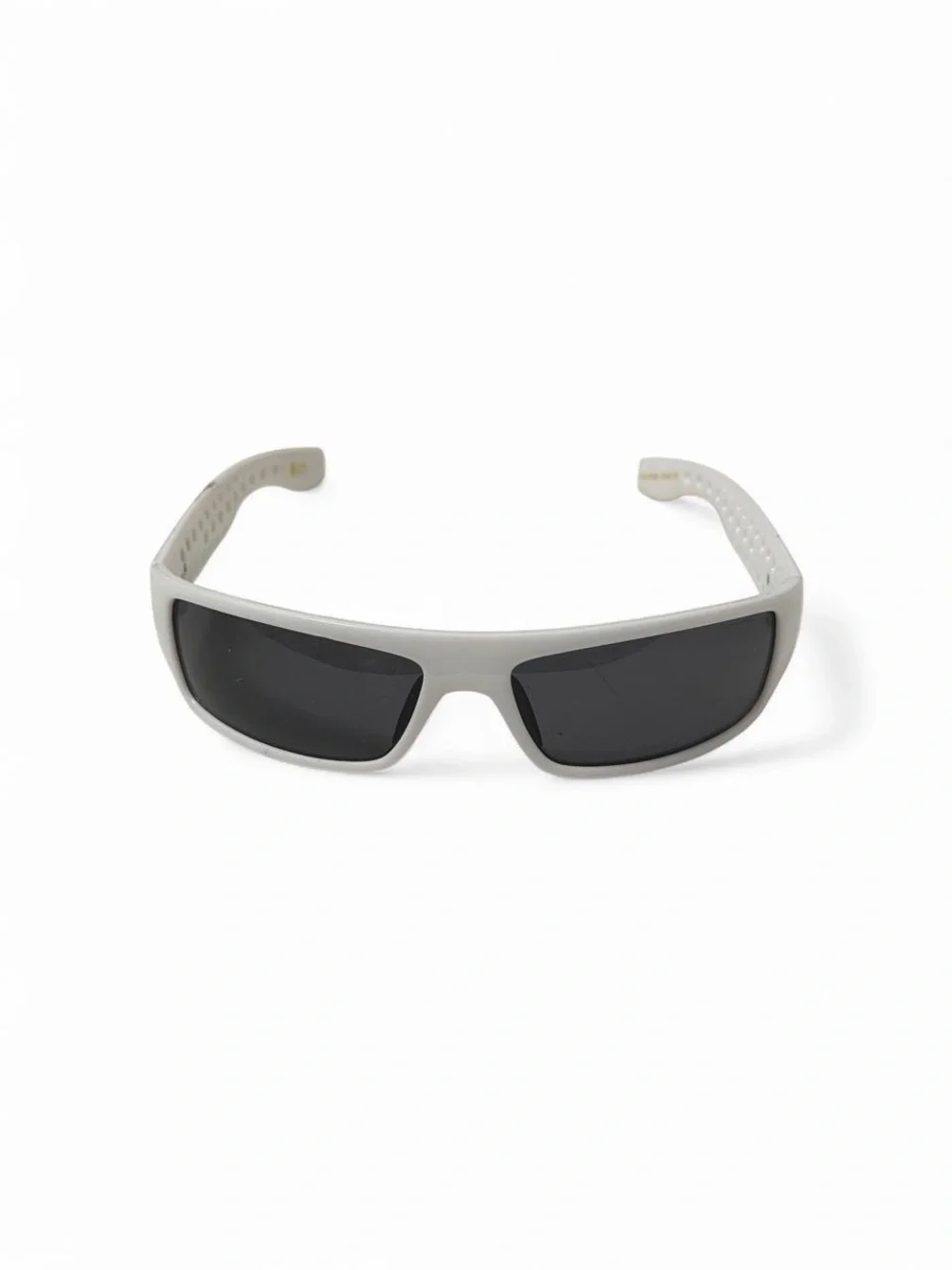 Ricot White Wraparound Sunglasses Y2K Sport Cyber Shades